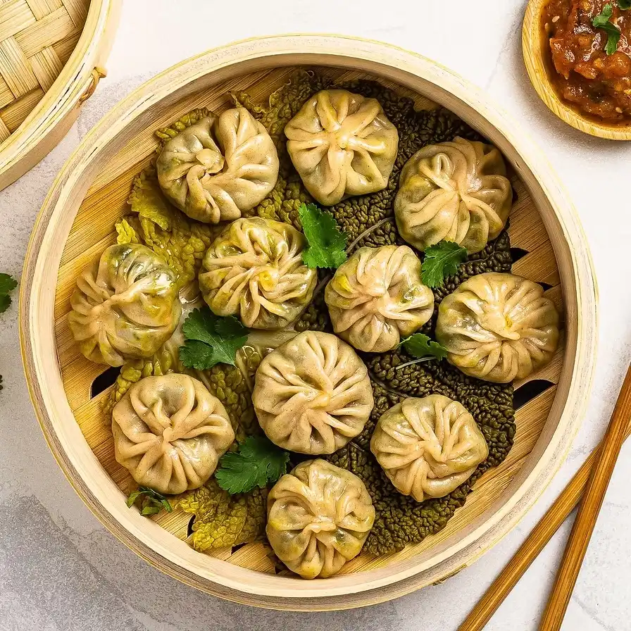 Green Garden Momos (6 pcs)